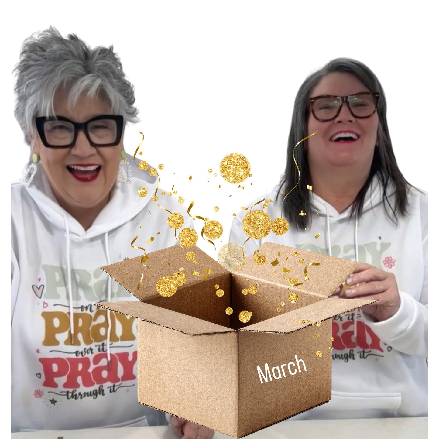 March Box-unfinished wood cutout