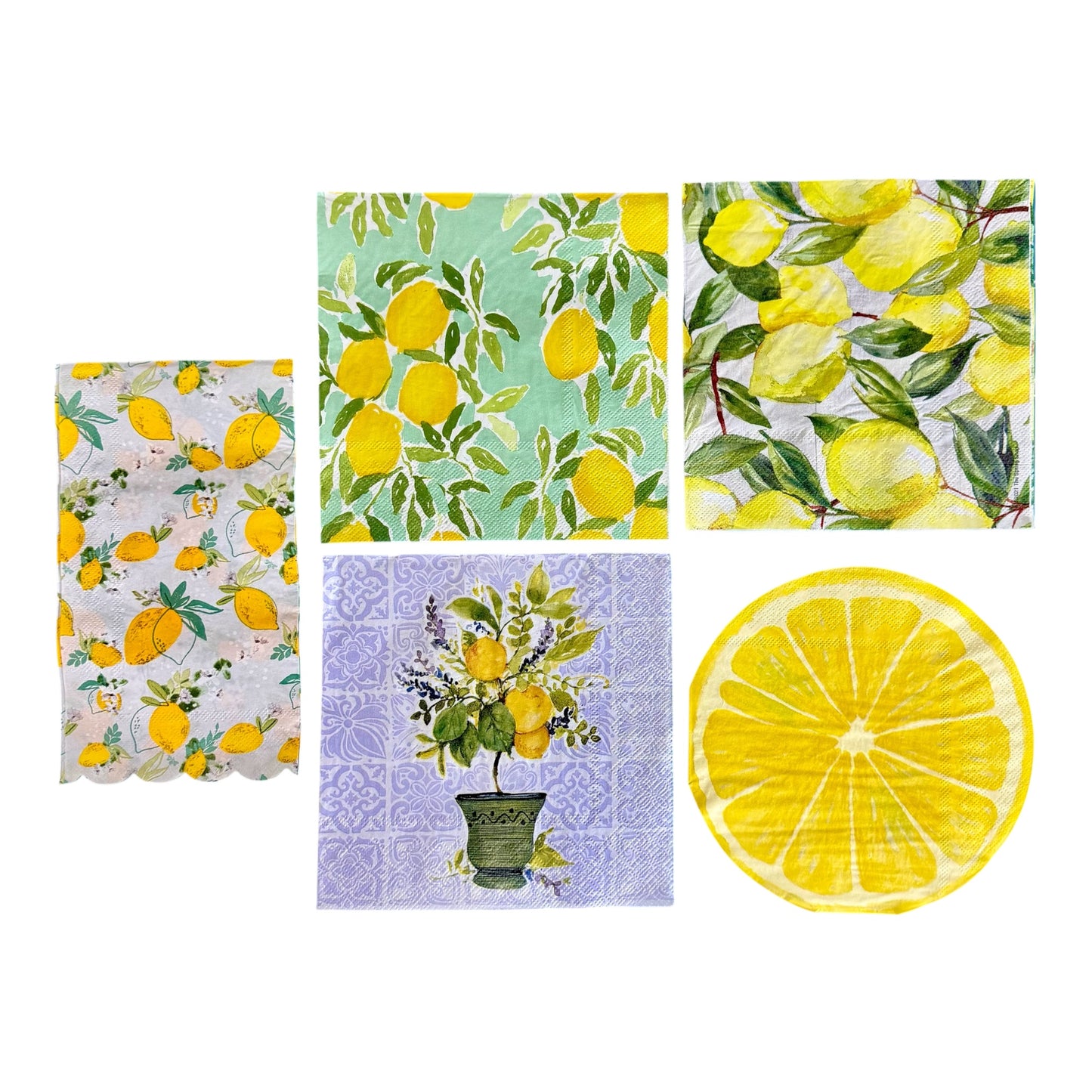 All Things Lemon Variety Napkin Bundle