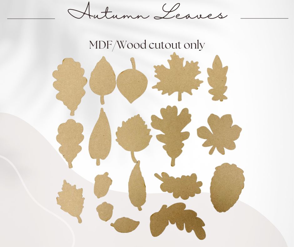 Autumn Leaves Unfinished Cutouts