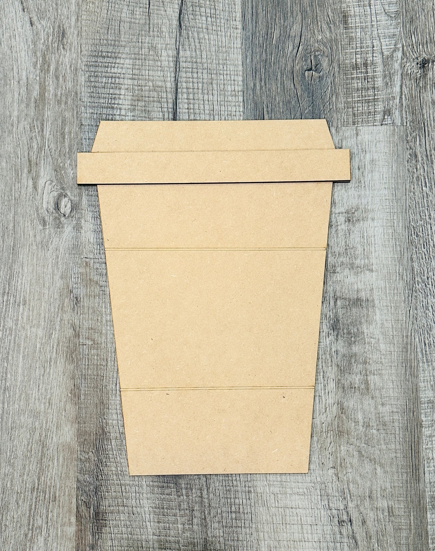 To-Go Cup - Unfinished Cutout