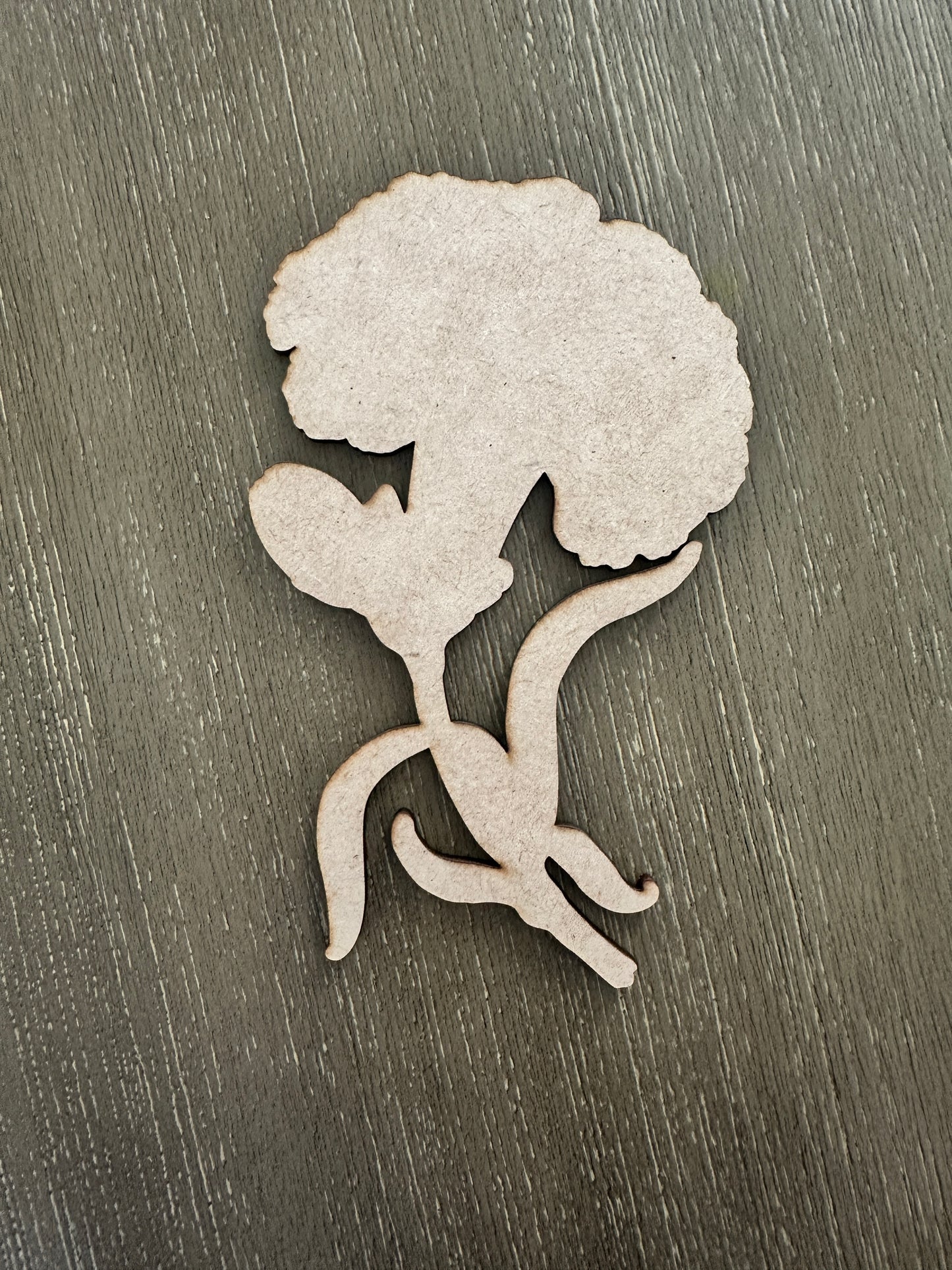 Etched Carnation-unfinished
