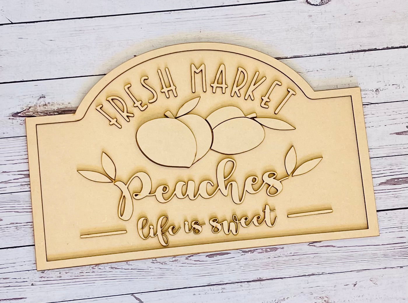 Summer Peaches Sign