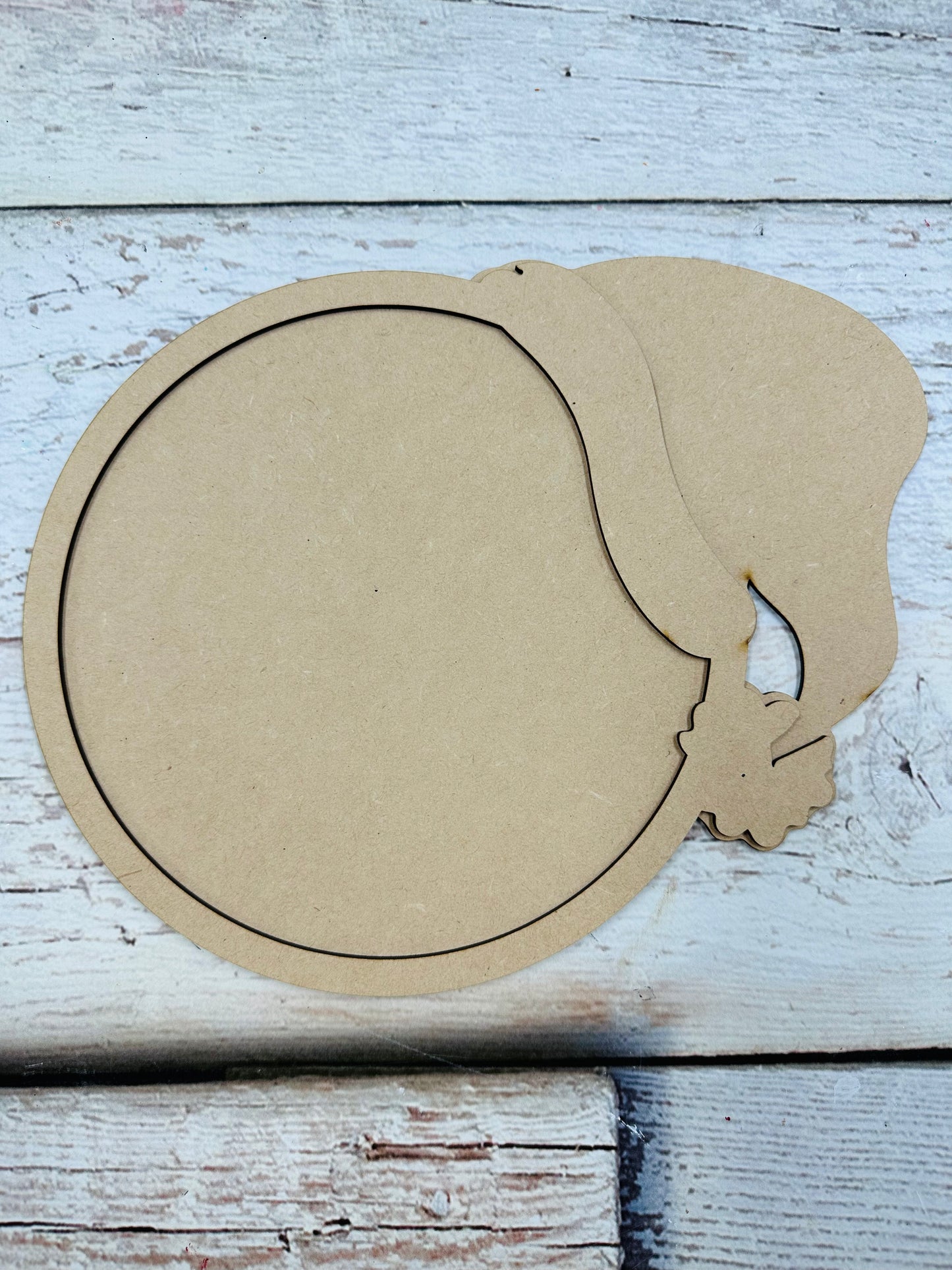 Santa Stop Here - Unfinished Cutouts