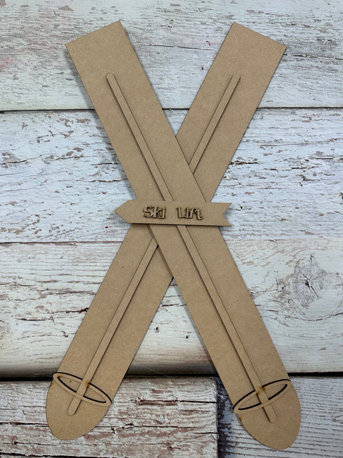 Ski Set Cutouts - Unfinished