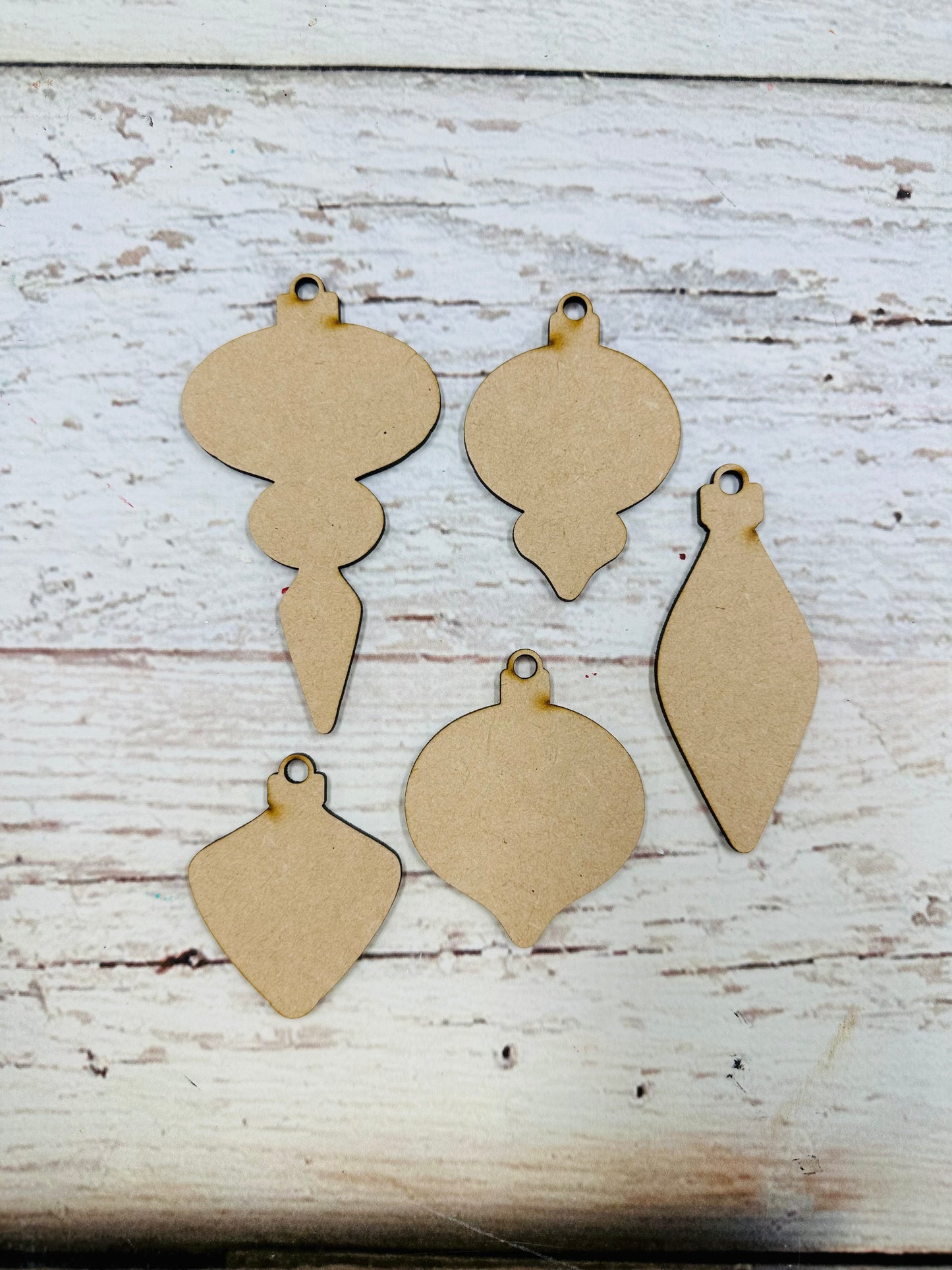 Jolly Ornaments Cutouts - Unfinished