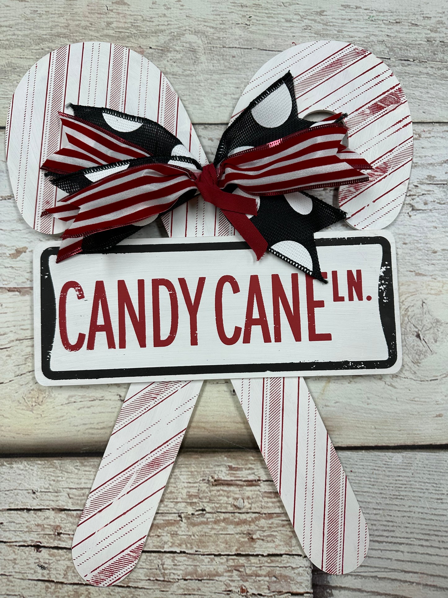 Candy Cane (2) Unfinished Cutout