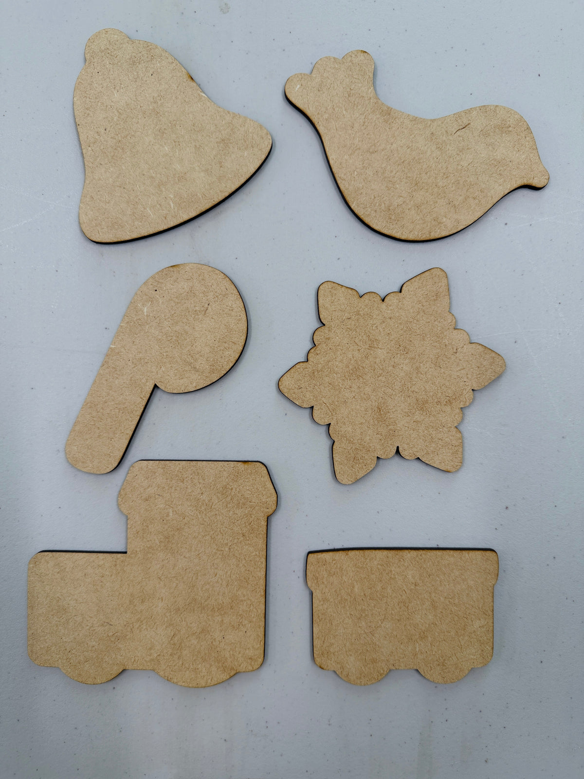 Classic Christmas Cookies Cutouts - Unfinished