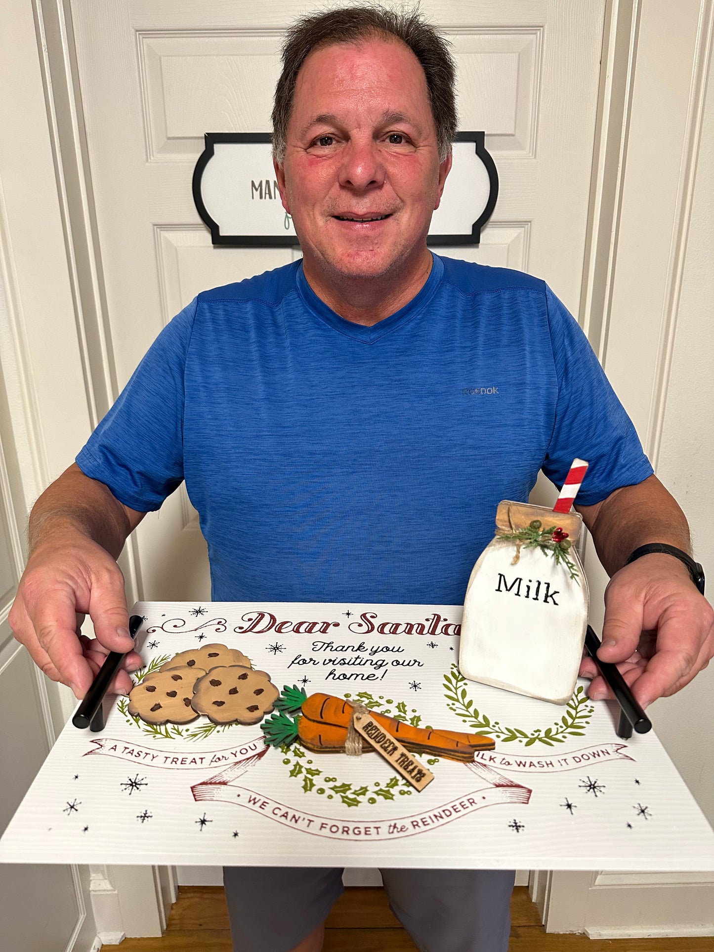 Santa's Milk, Cookies & Carrot - Unfinished Cutouts