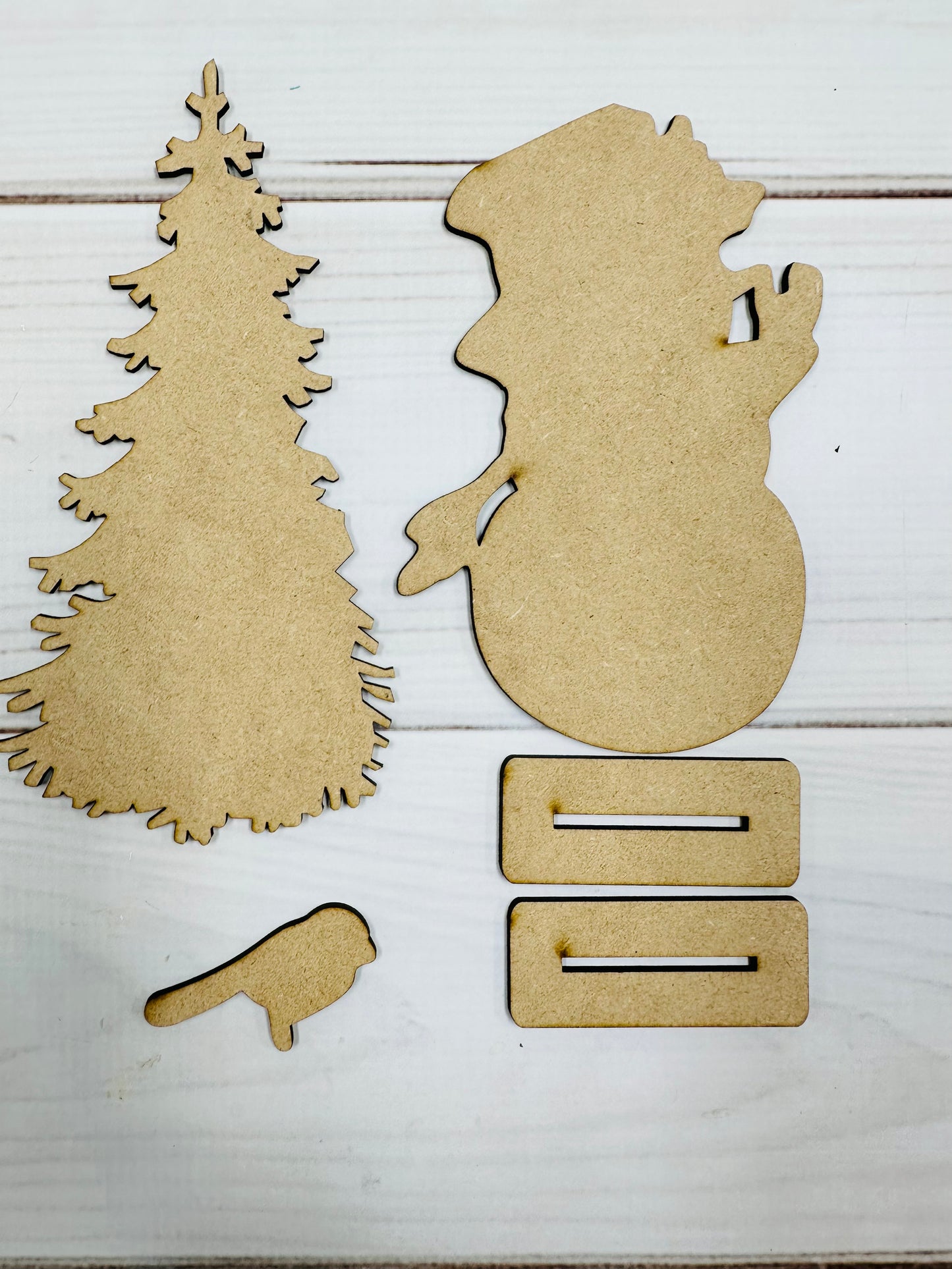 Vintage Snowman November Club- Choose - unfinished cutouts