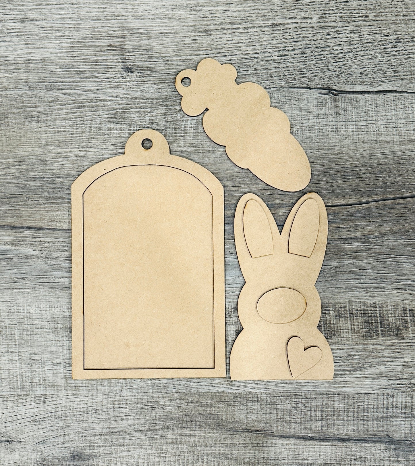 Bunny Tag Cutouts