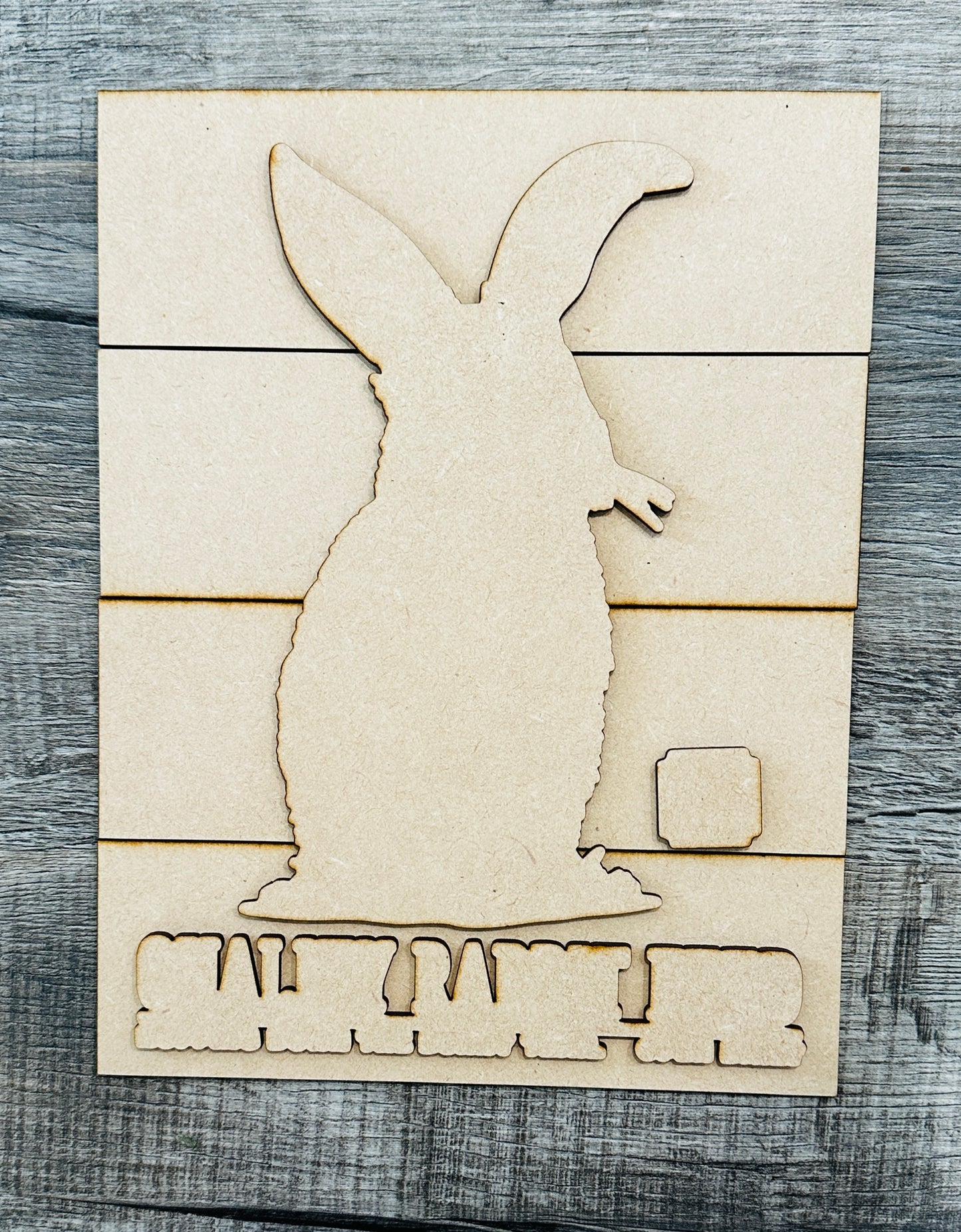 Rabbit Feed March Club Unfinished Cutouts - Choose from 3 OPTIONS