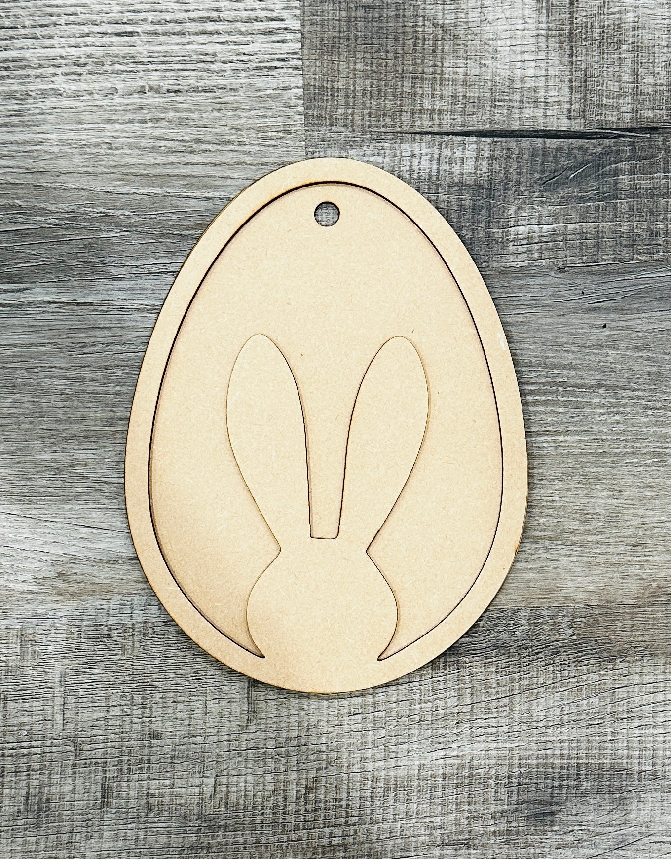 Bunny Ear Hanger Choose 11" or 15" unfinished cutout