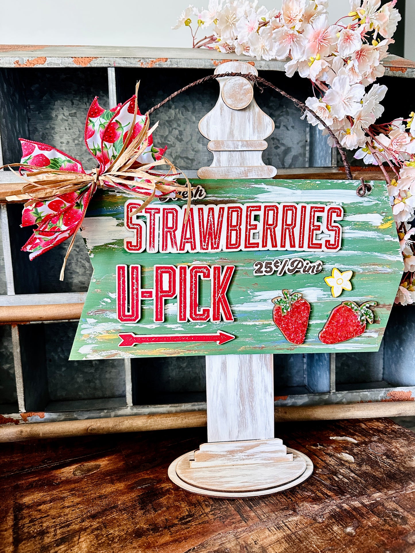 Stawberry Fields April Club cutout only - unfinished