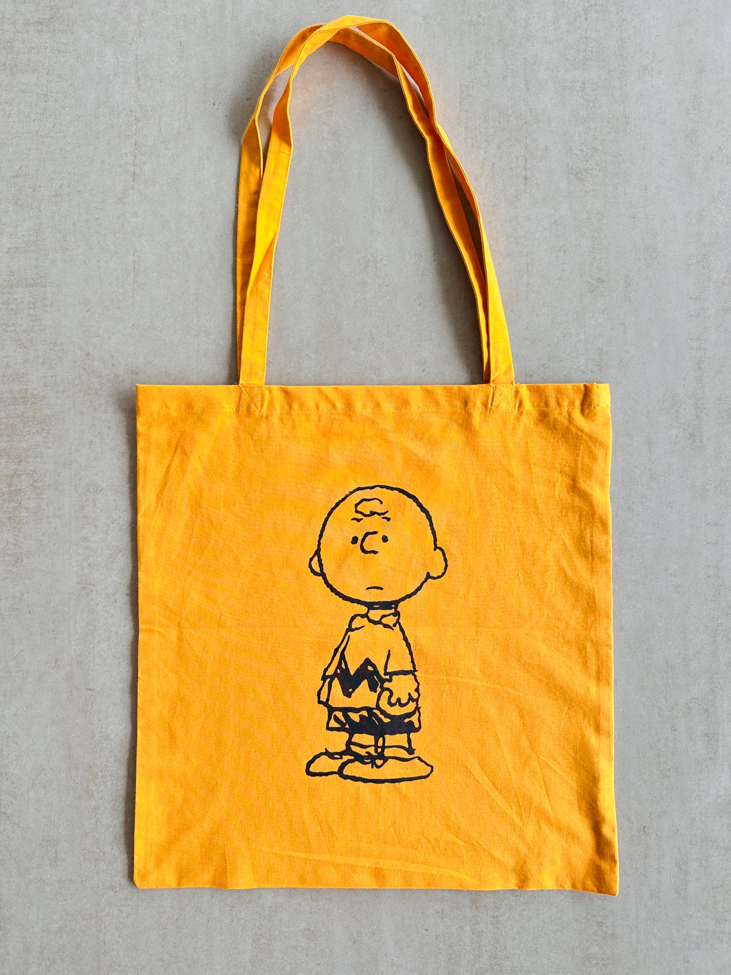 Mustard Color 100% Cotton Tote Bags - No design