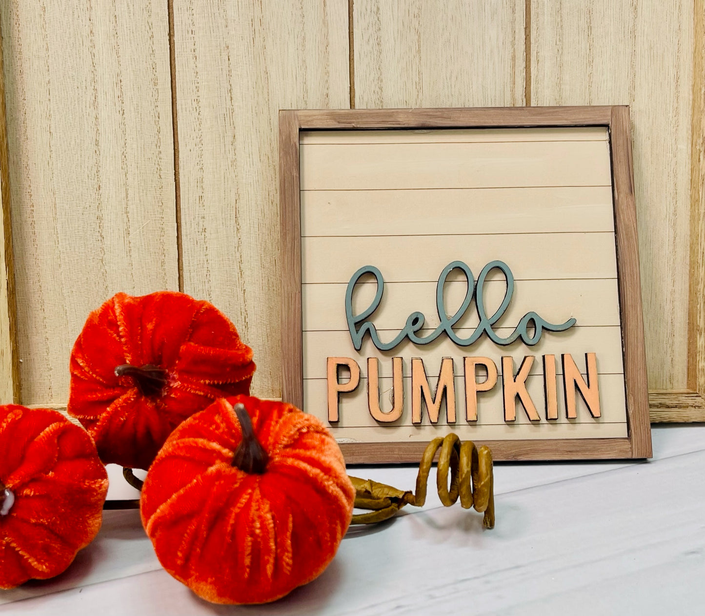 Old Truck Hello Pumpkin Kit - Unfinished Cutouts
