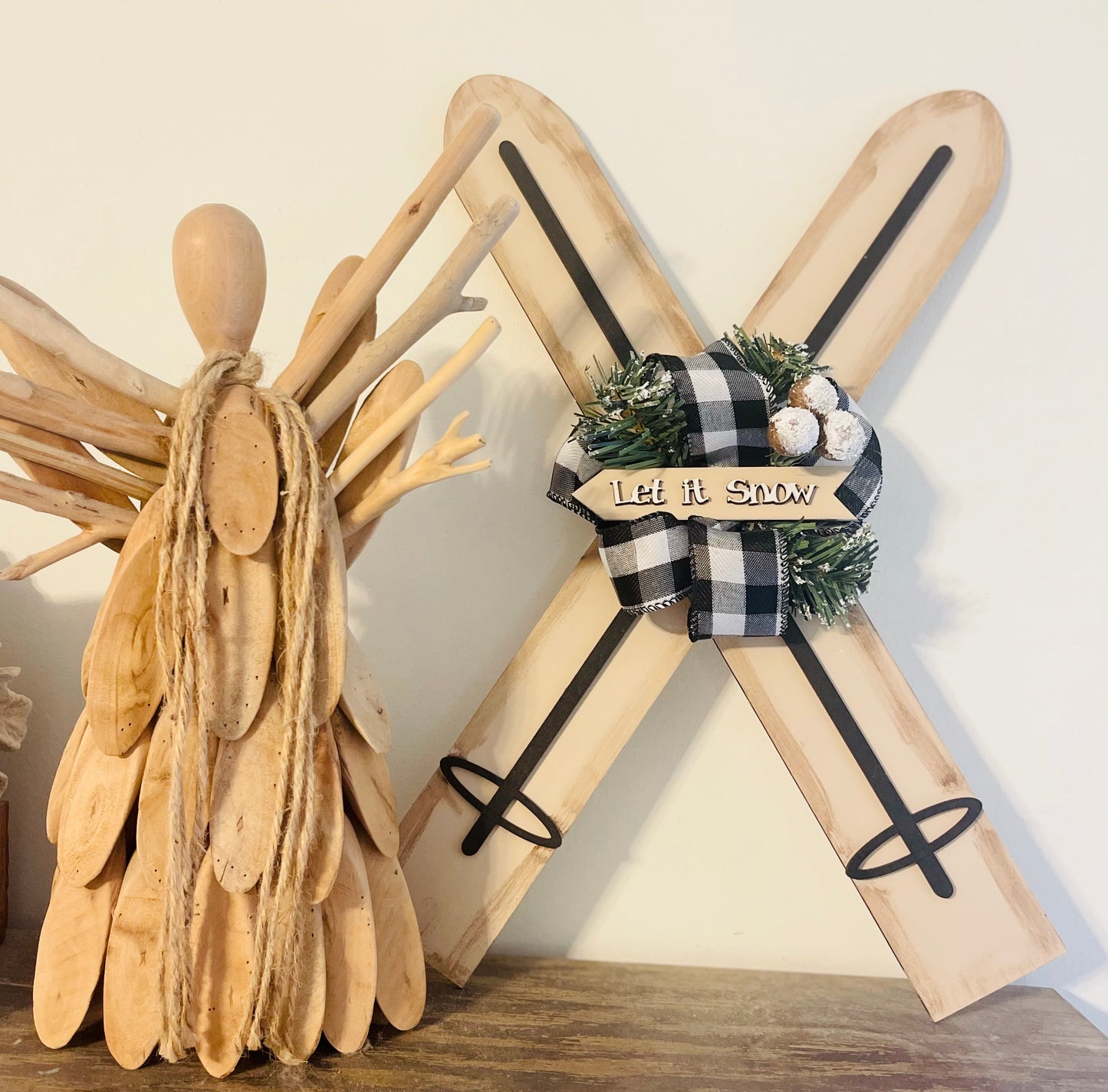 Ski Set Cutouts - Unfinished