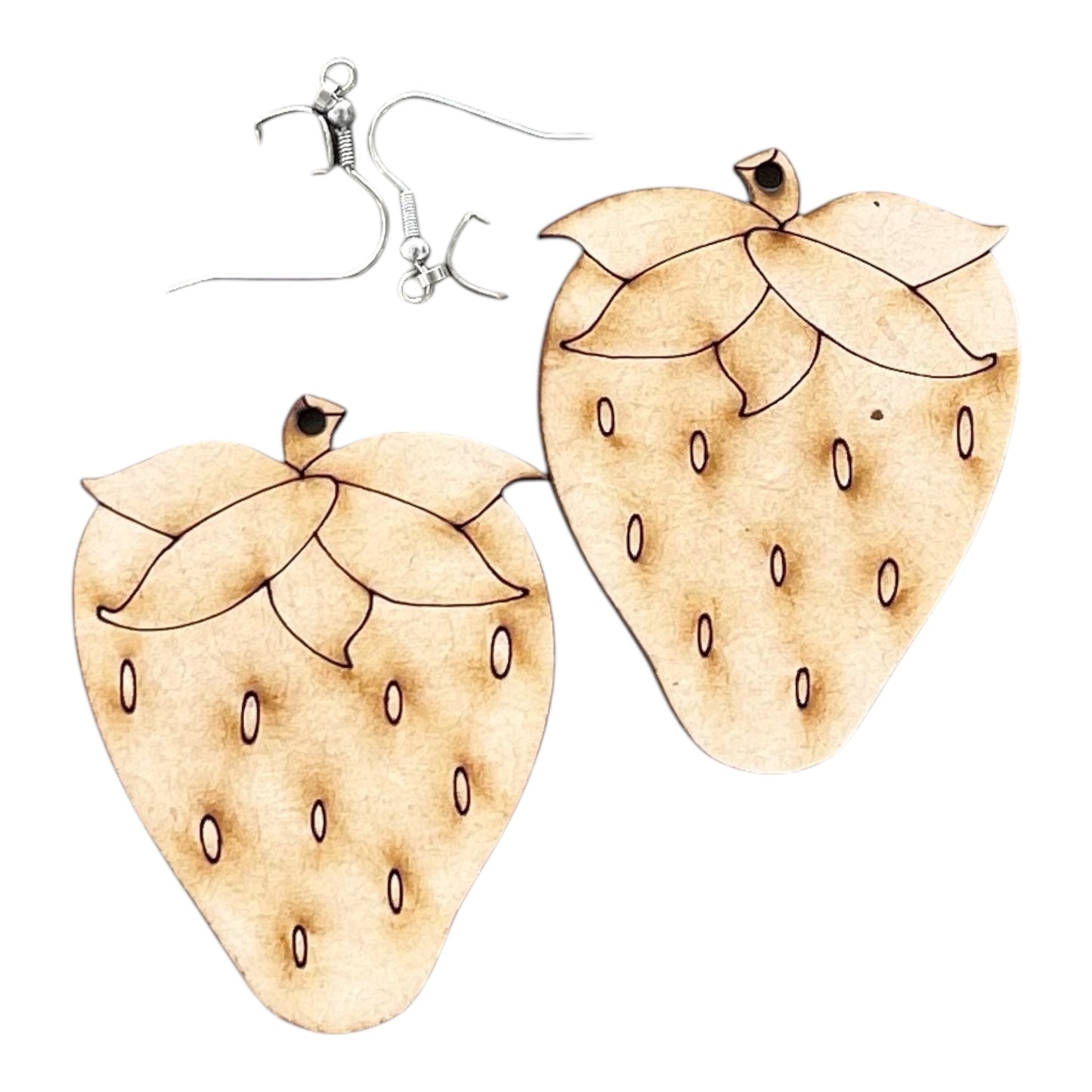 Strawberry Earrings-unfinished