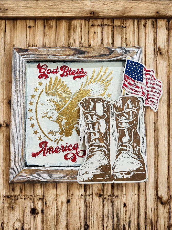 Veteran Cutout Choose Design - Unfinished Cutouts