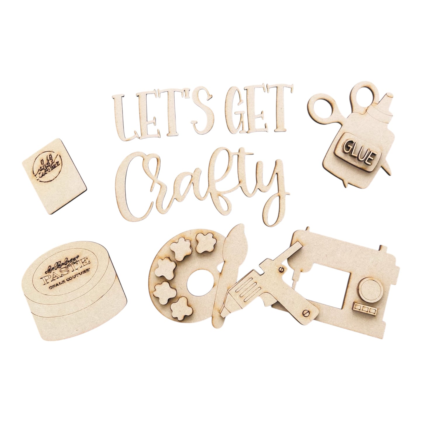 Let's Get Crafty Set-unfinished