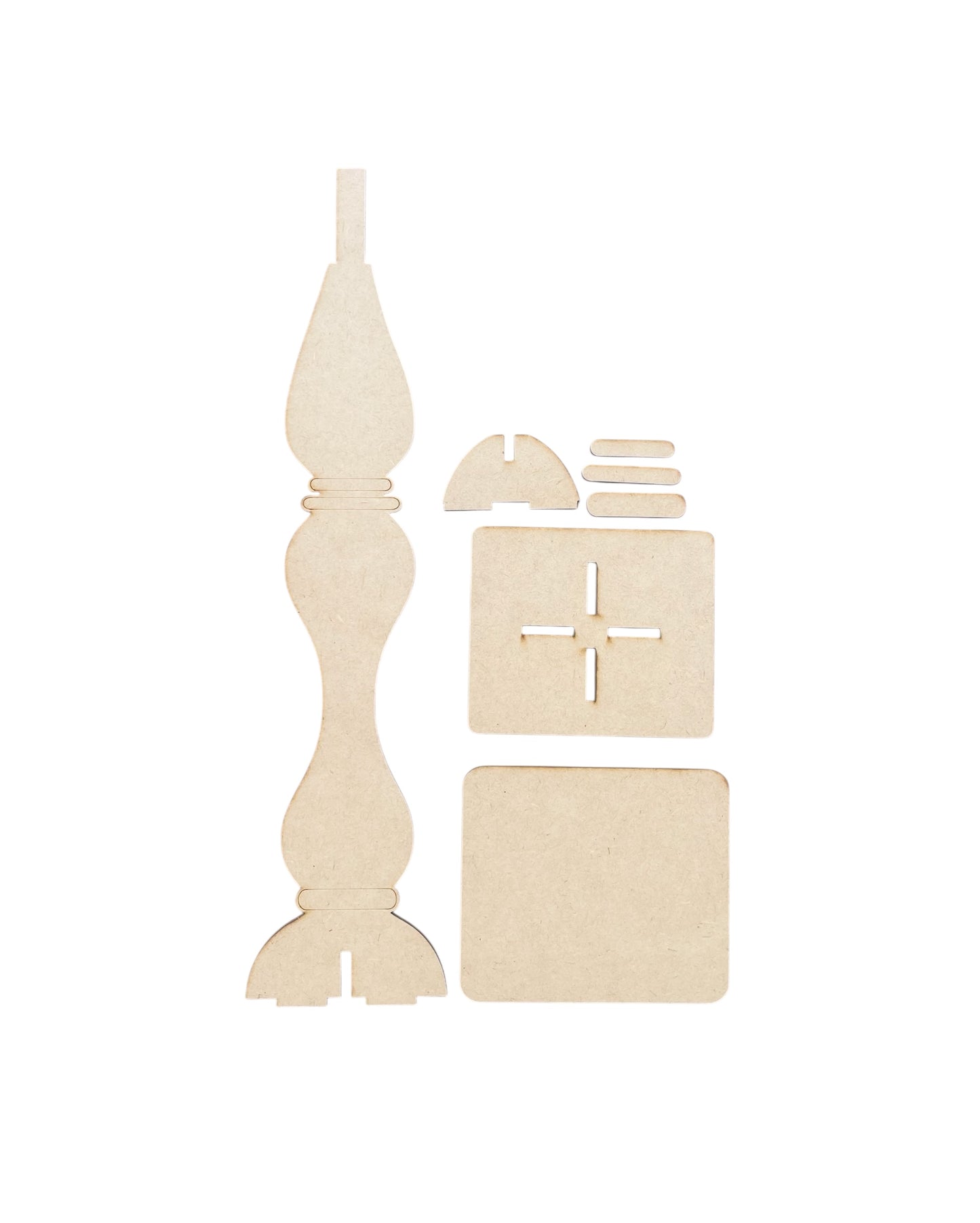 Interchangeable Pedestal Spindles-unfinished