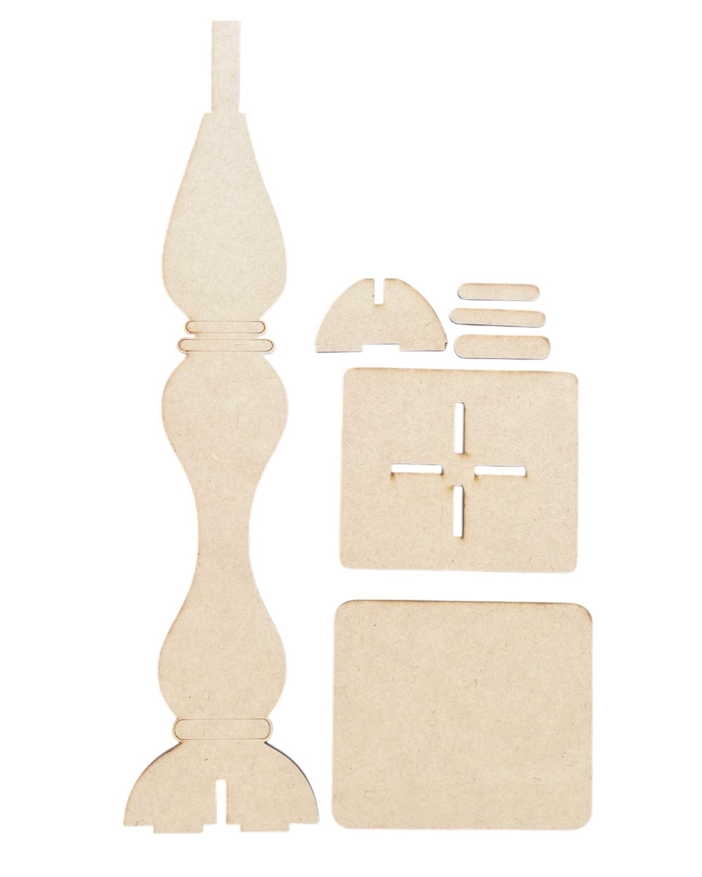 Interchangeable Pedestal Spindles-unfinished