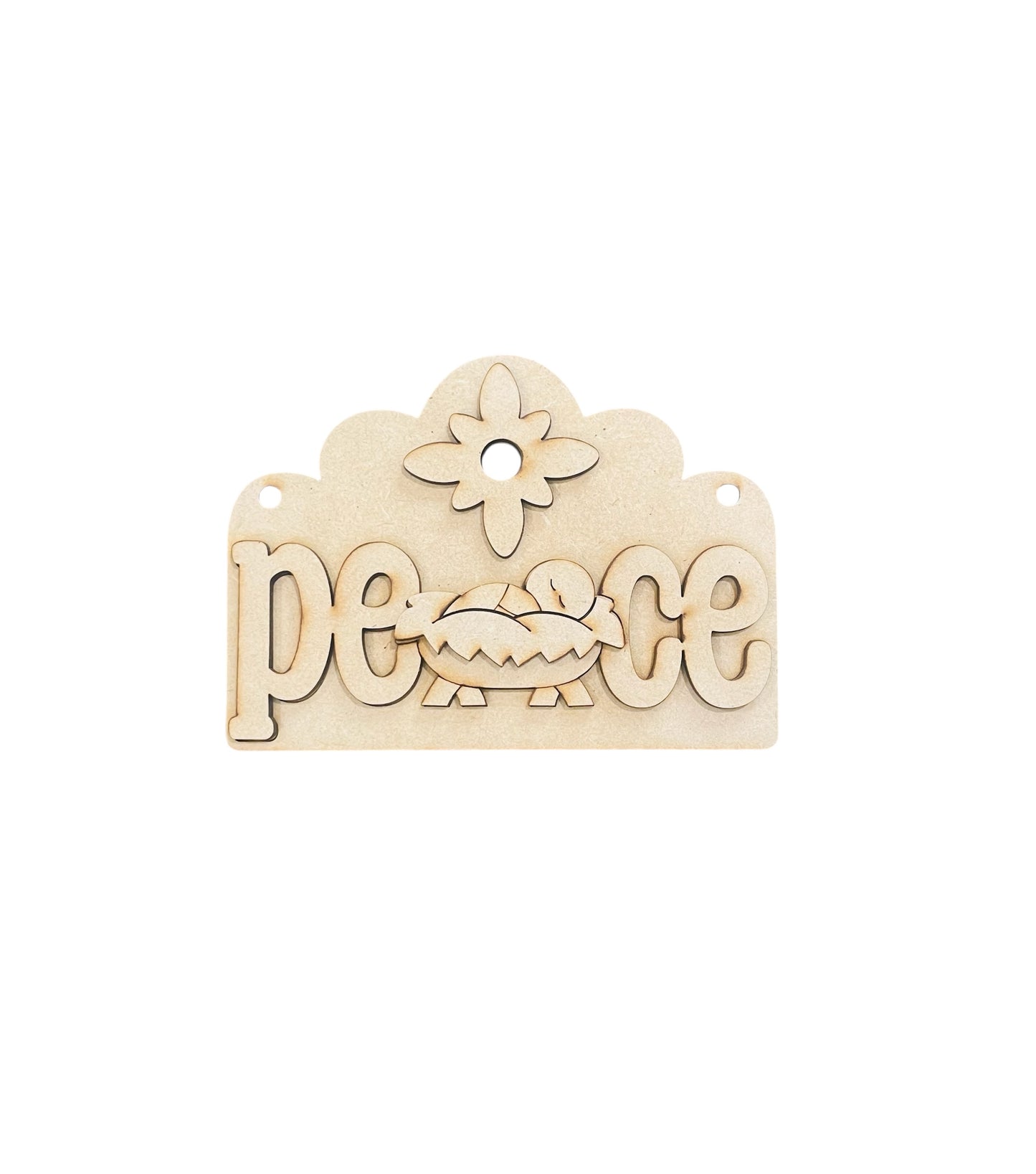 Tealight Manger Ornaments-unfinished