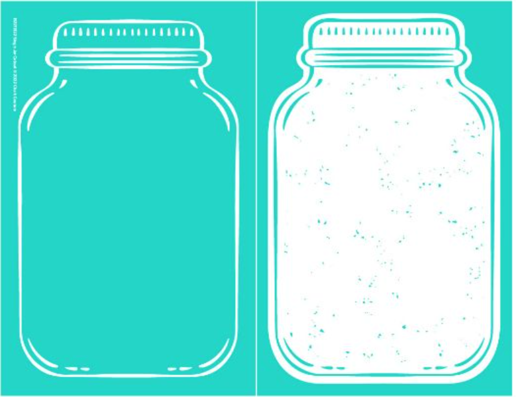 Jar Bloom Cutout only - Jar BloomTransfer