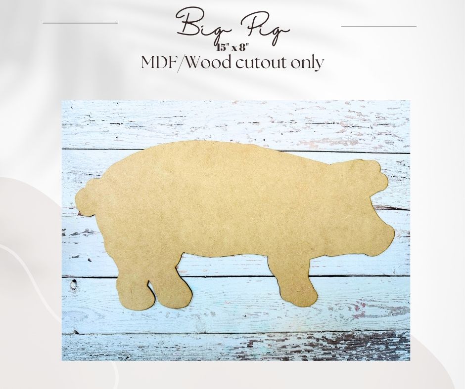 Big Pig Cutout