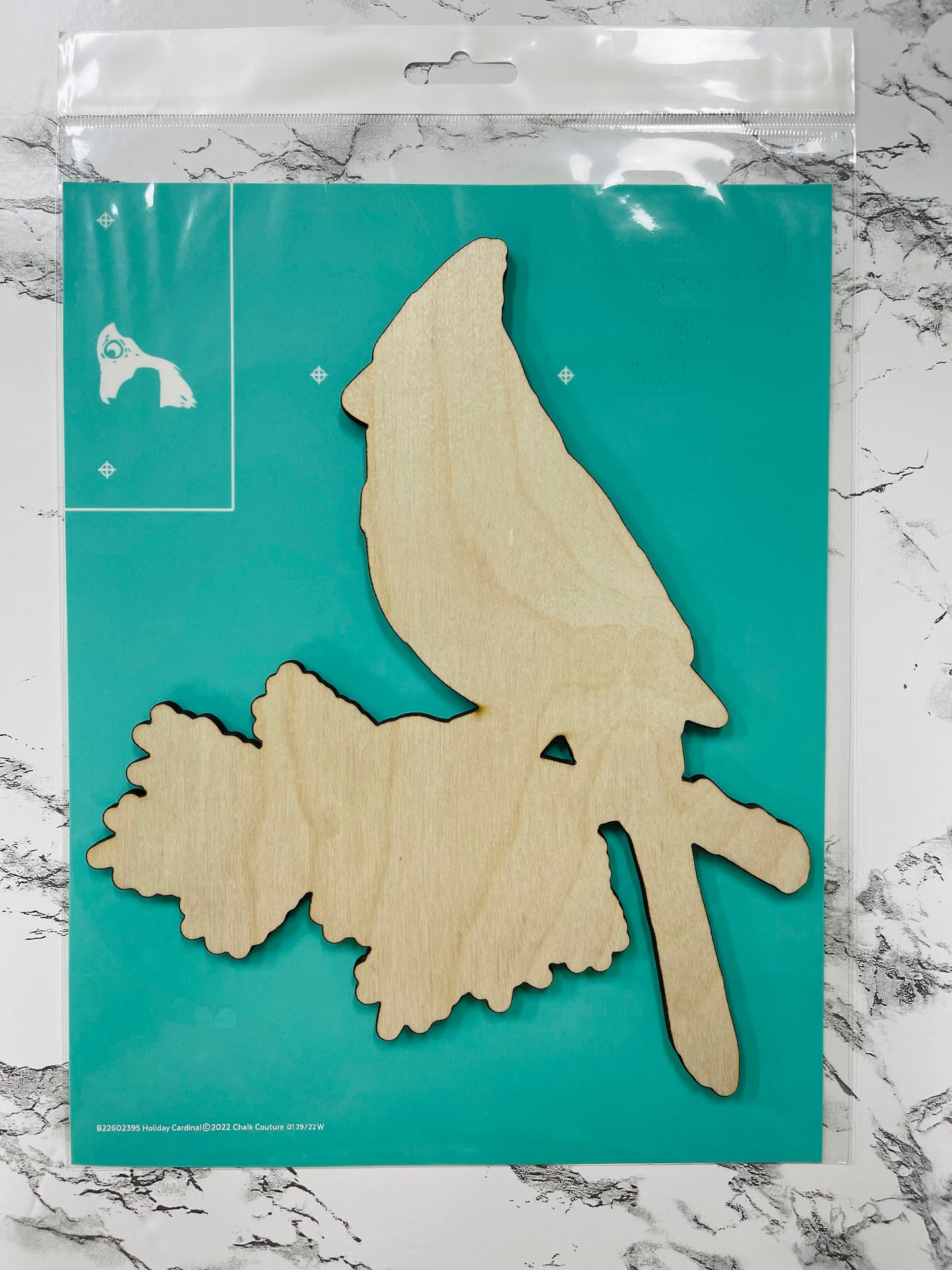 Holiday Cardinal - MDF/Wood cutout