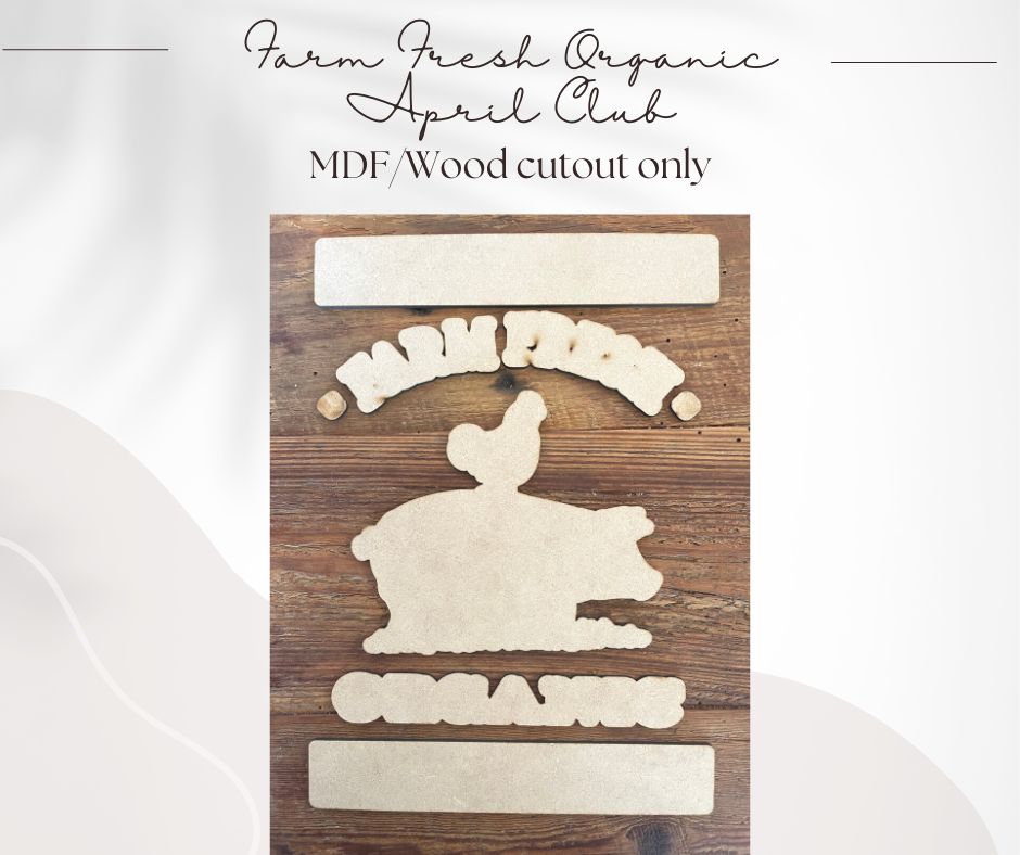 Farm Fresh Organics - April Club Cutouts