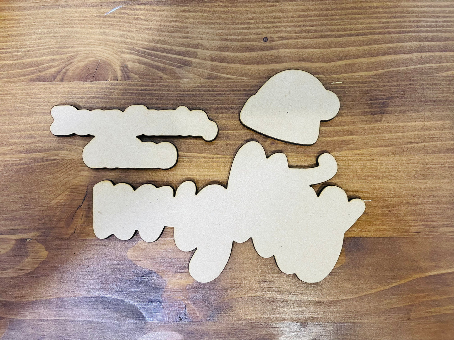 Dear Santa Define Naughty - unpainted wood cutout