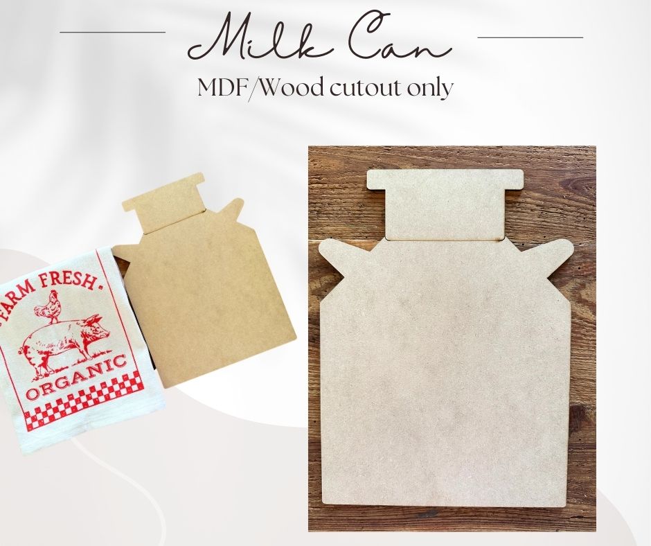 Milk Can - Cutout