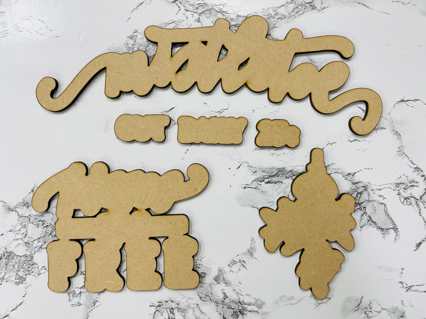 Mistletoe Kisses Wood/MDF Cutouts