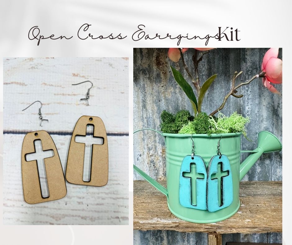 Open Cross Earring Kit