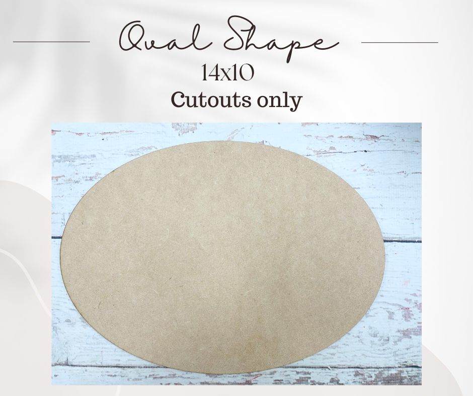 Oval Shape - Cutout Only