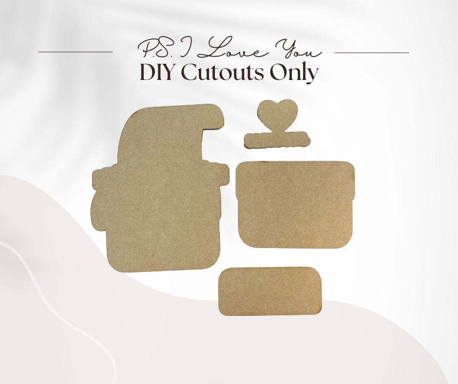 P.S. I Love You - Cutout Coordinates with P.S. I Love You Transfer