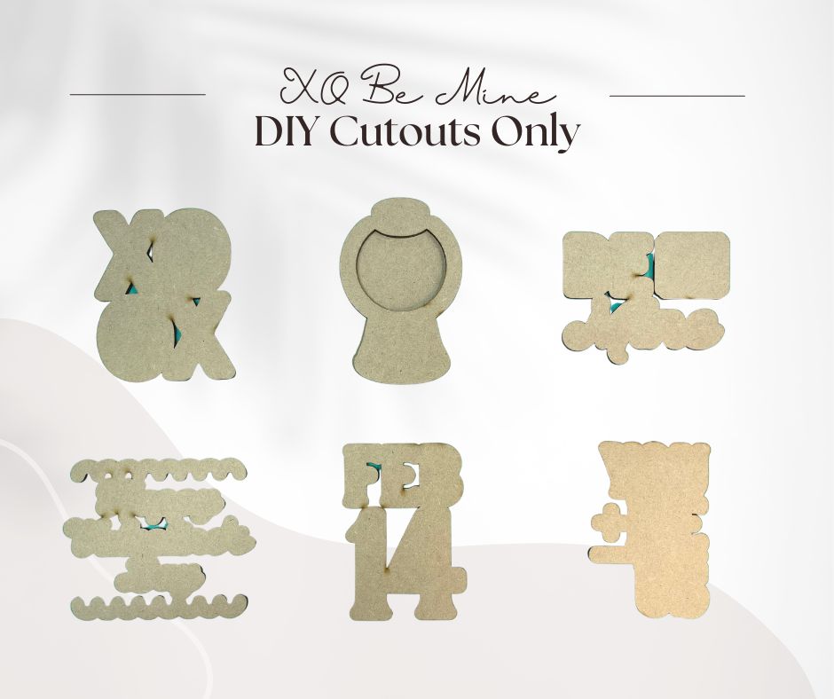 XO Be Mine Cutout Coordinates with XO Be Mine Transfer