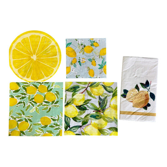 More Lemon Napkin Variety Bundle