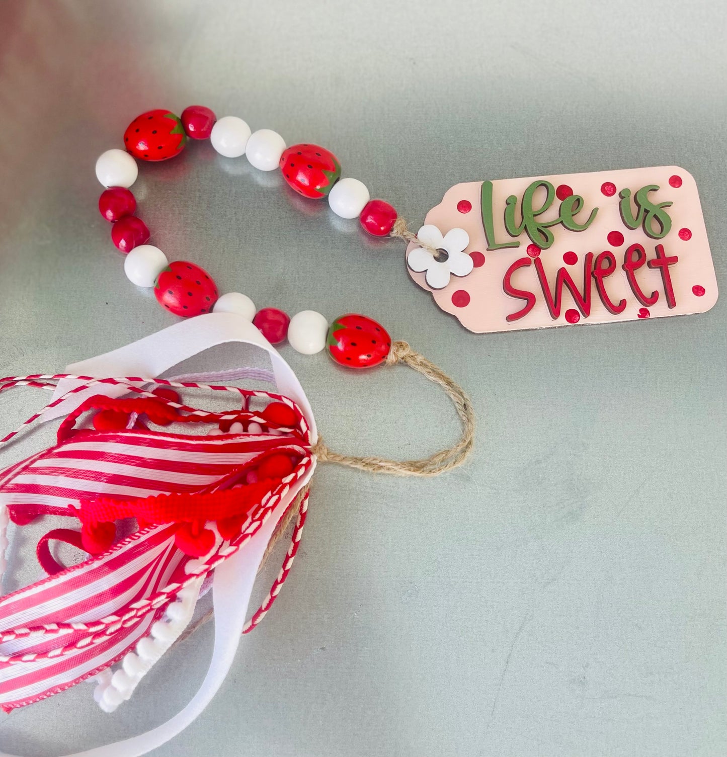 Life Is Sweet Tag-unfinished