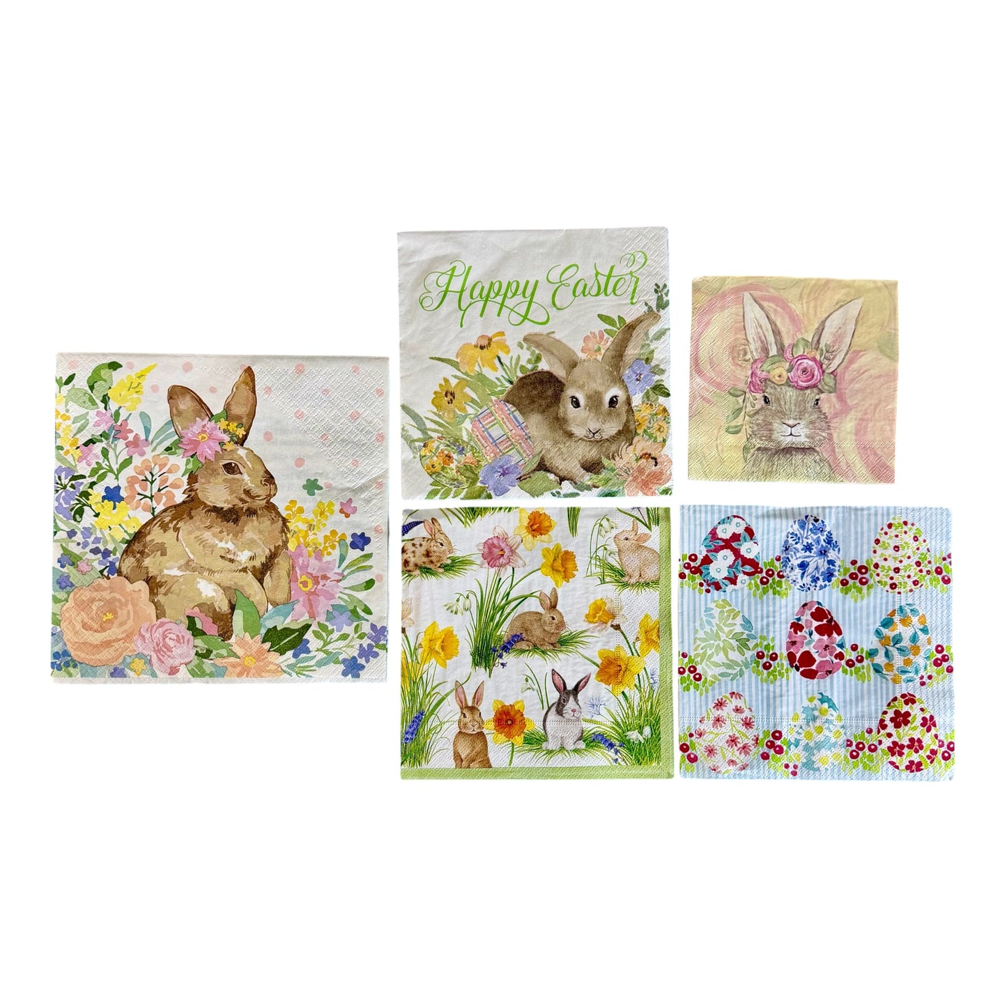 Bunny and Egg Napkin Variety Bundle