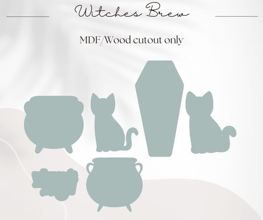 Witches Brew - Unfinished Cutouts