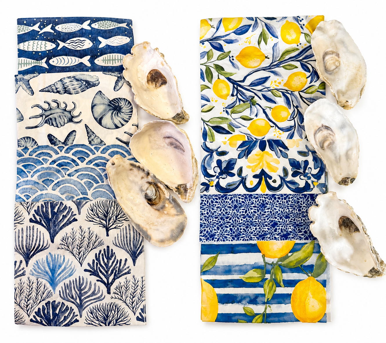 Oyster Shell Napkin Bundle