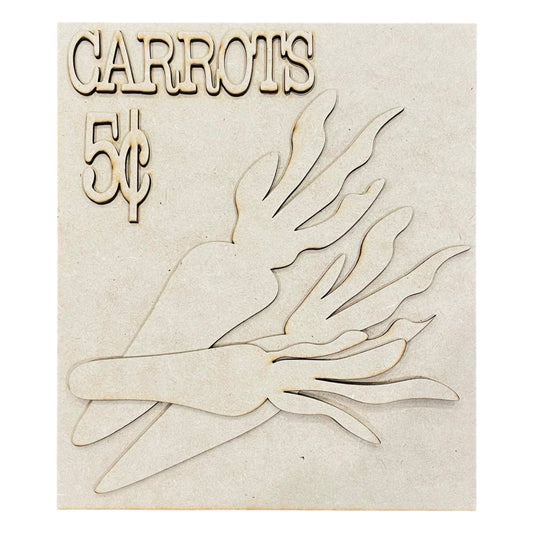 Carrots Sign-unfinished