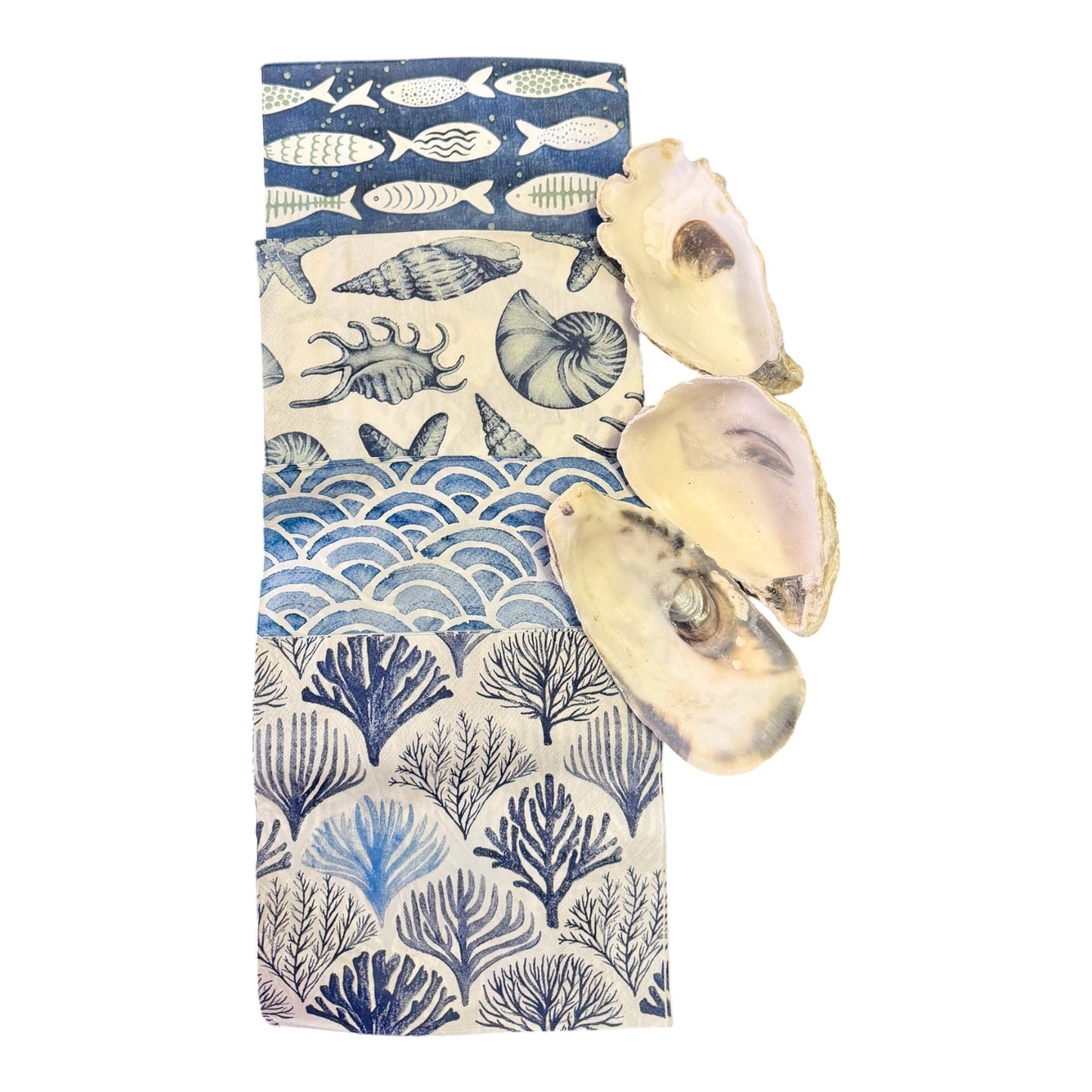 Oyster Shell Napkin Bundle