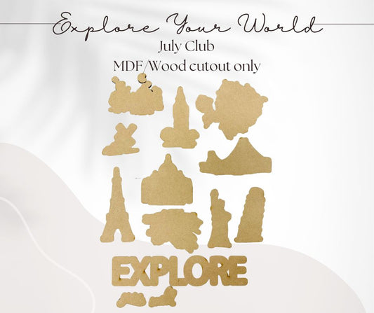 Explore Your World July Club 3 Options