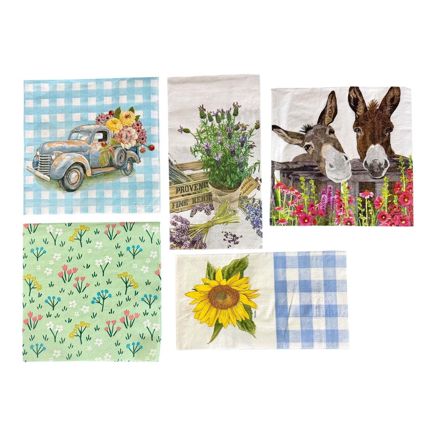 Flower Napkin Variety Bundle
