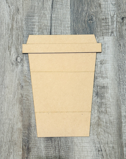 To-Go Cup - Unfinished Cutout