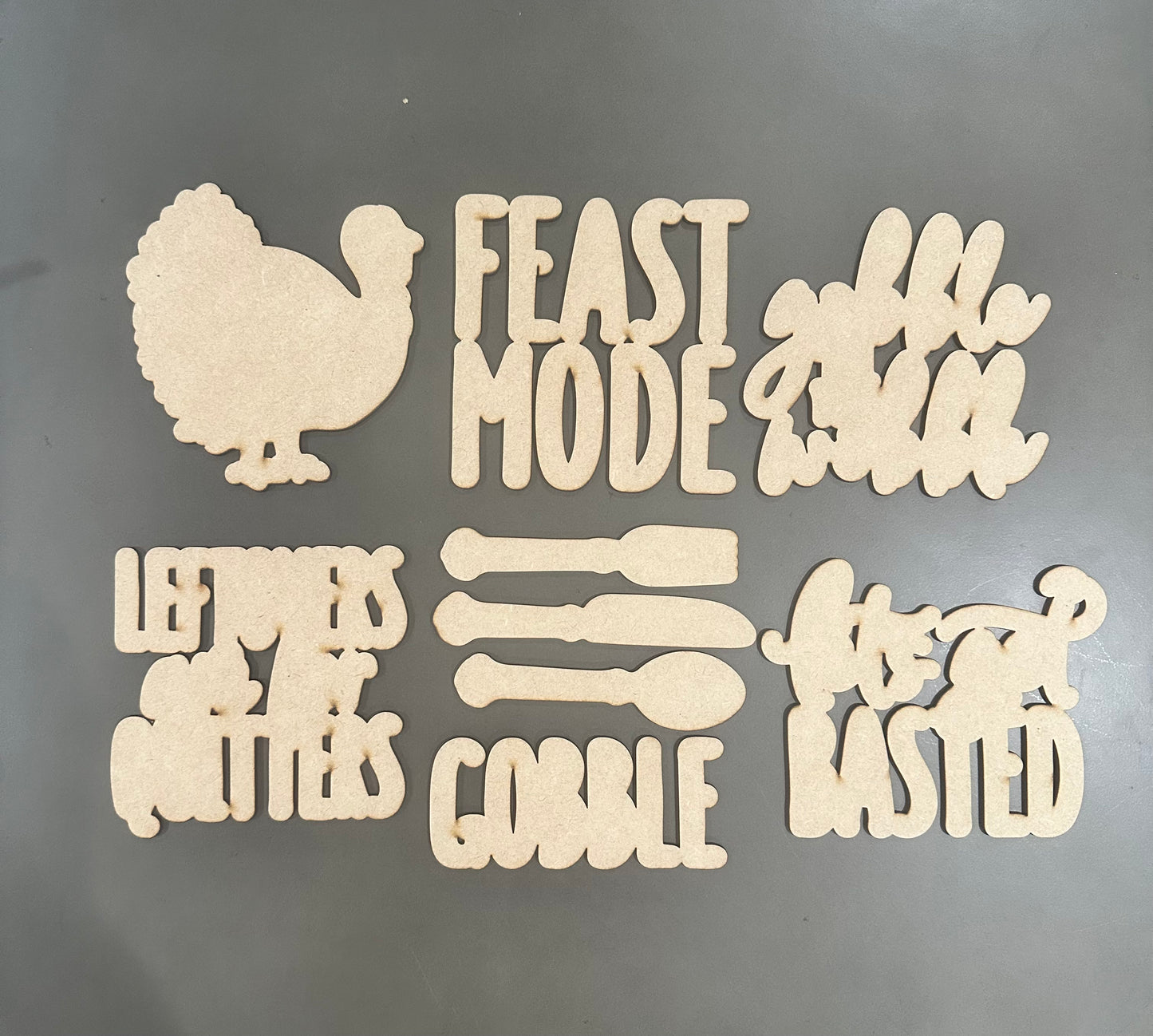 Feast Mode Unfinished Cutout