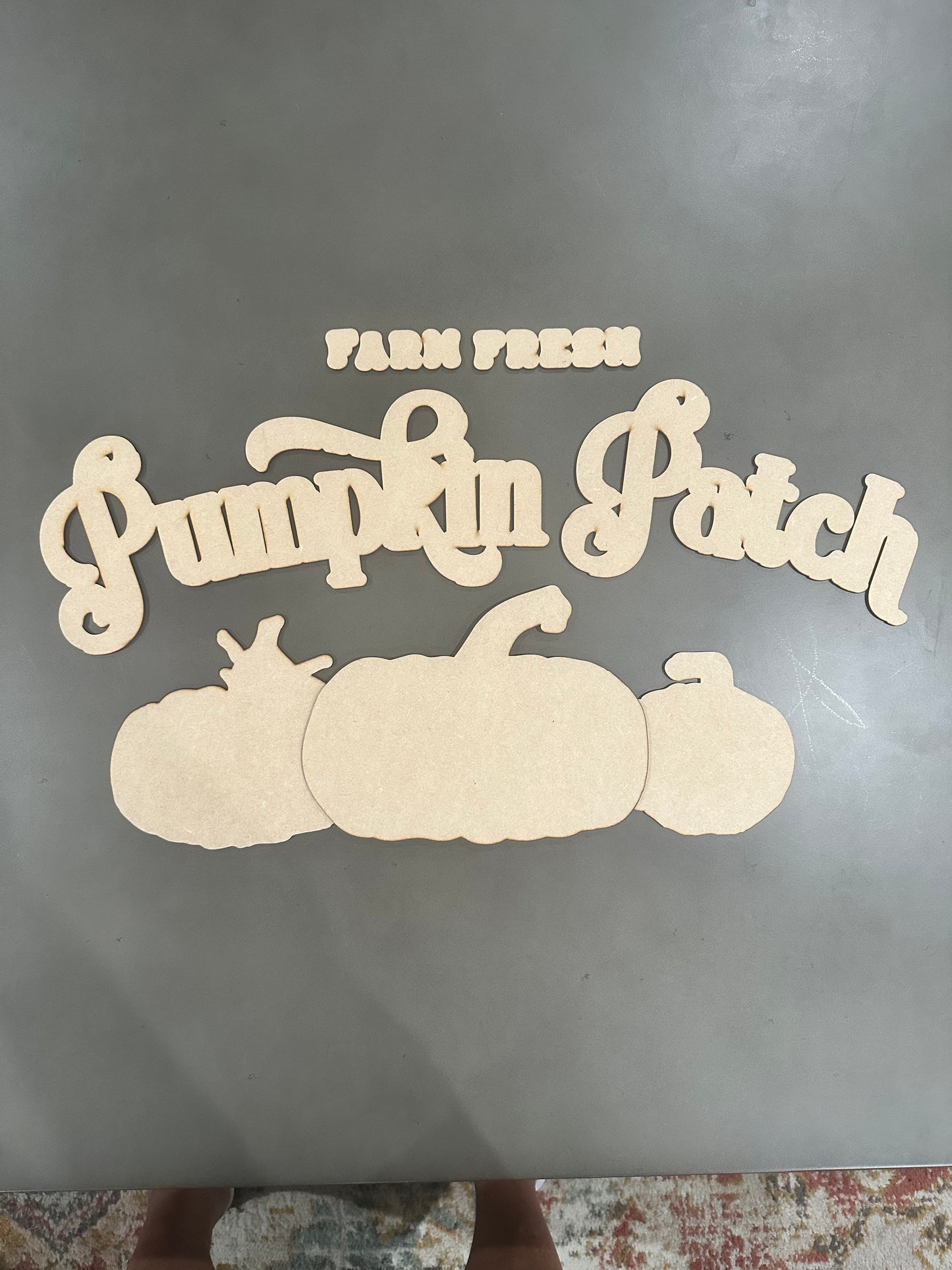 Pumpkin Patch Cutouts Unfinished