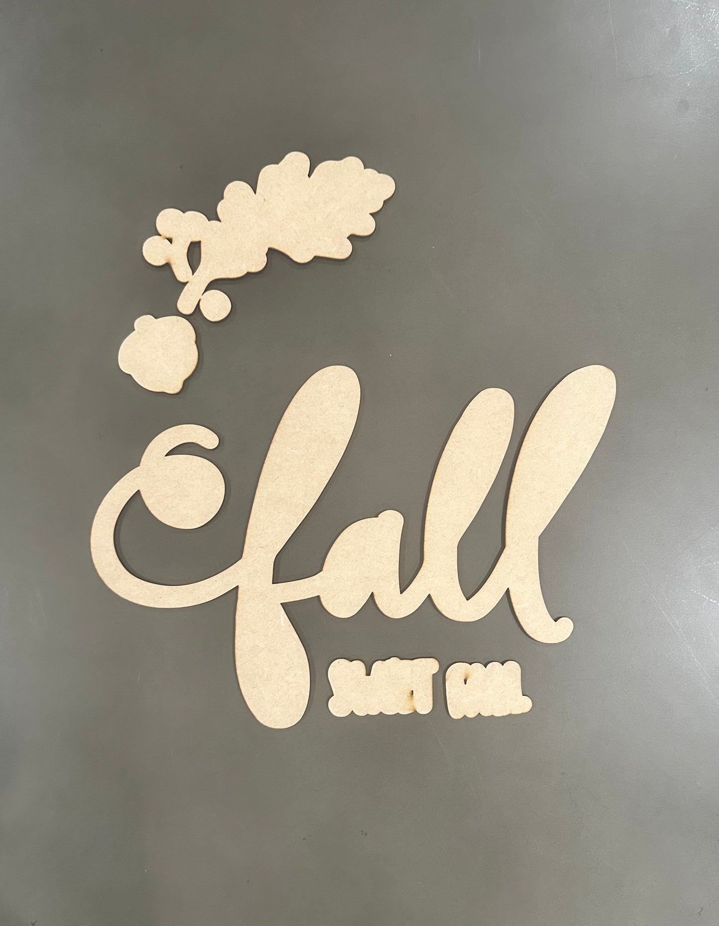 Fall Sweet Fall Cutouts Unfinished